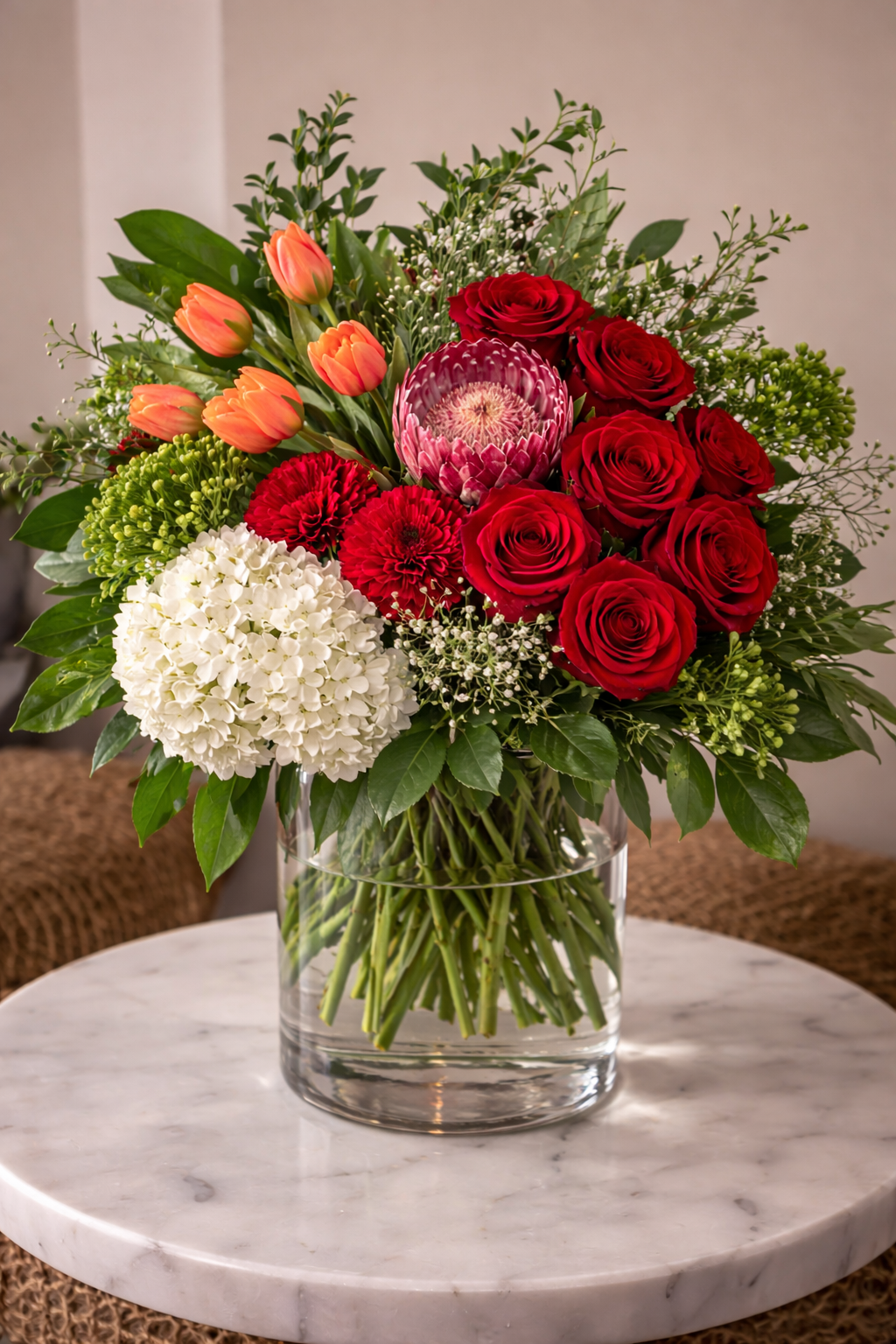 January Blooms – Custom Seasonal Arrangement