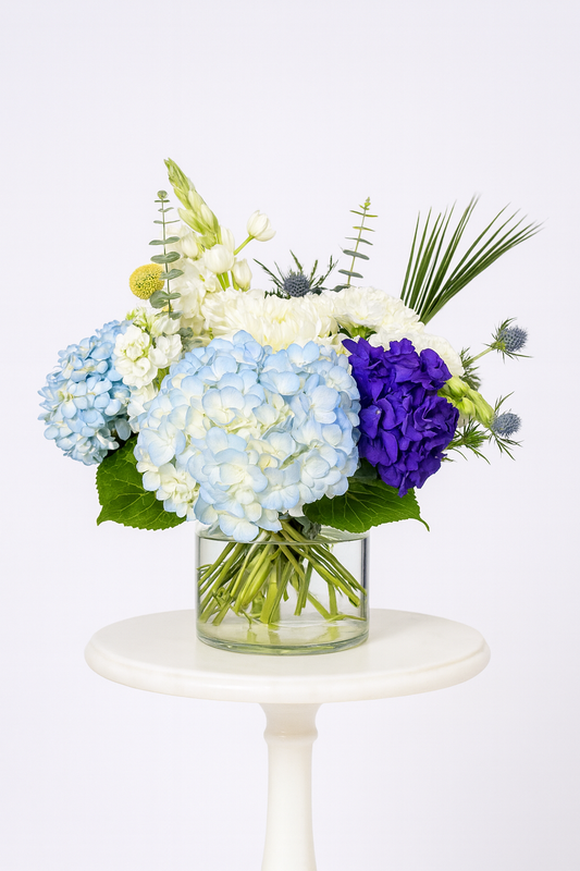 December Blooms – Custom Seasonal Arrangement